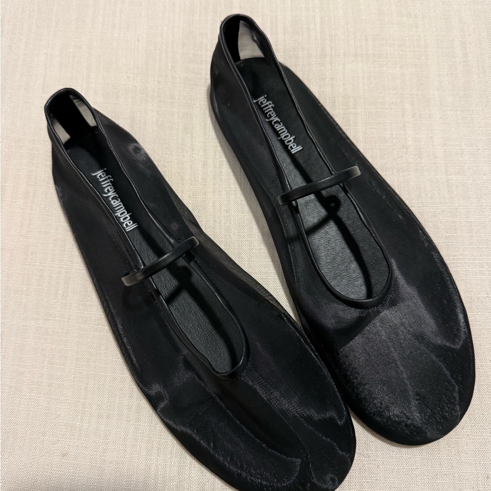 Jeffrey Campbell Black Flats - Picture 3 of 3